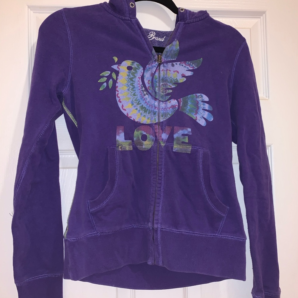 Lucky Brand Zip Up Sweatshirt
